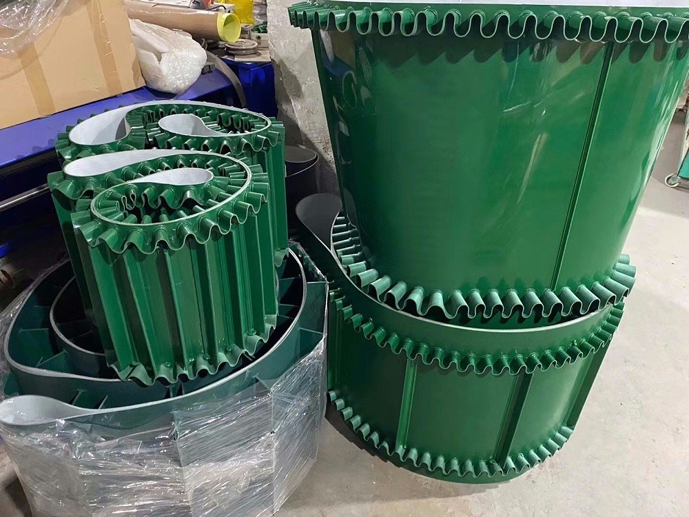 裙邊輸送帶 pvc輸送帶傳送帶廠家