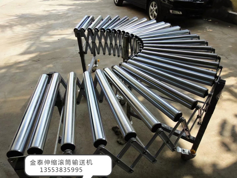 伸縮滾筒輸送機