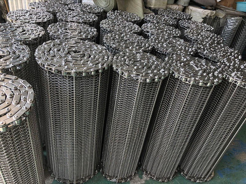 不銹鋼鏈條輸送網帶 