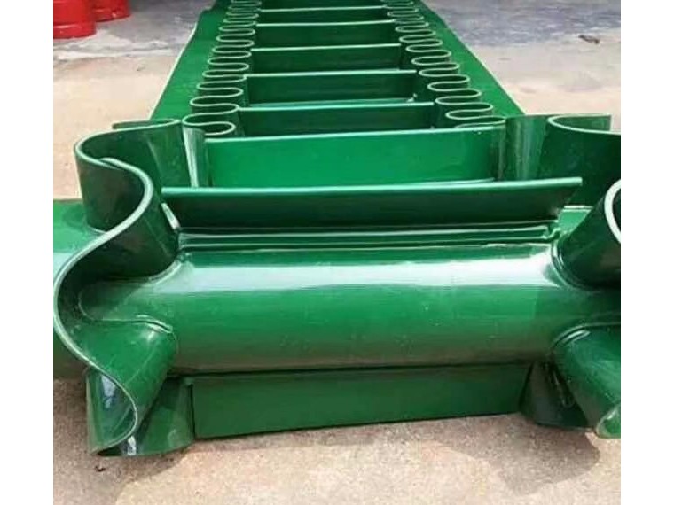 物流輸送機(jī)上的裙邊輸送帶